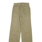 LEE COOPER Womens Cotton Blend Beige Regular Straight Trousers W24 L31