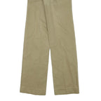 LEE COOPER Womens Cotton Blend Beige Regular Straight Trousers W24 L31