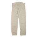 LEVI'S Mens Cotton Blend Beige Regular Fit Straight Leg Trousers W29 L28 Casual