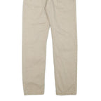 LEVI'S Mens Cotton Blend Beige Regular Fit Straight Leg Trousers W29 L28 Casual