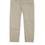 LEVI'S Mens Cotton Blend Beige Regular Fit Straight Leg Trousers W29 L28 Casual