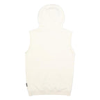 NAPAPIJRI Womens White Sleeveless Hoodie S Cotton Blend Casual Sleeveless Hooded