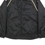 KAPPA Mens Black & Cream Lightweight Zip Jacket L Polyamide Sportswear Track