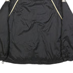 KAPPA Mens Black & Cream Lightweight Zip Jacket L Polyamide Sportswear Track
