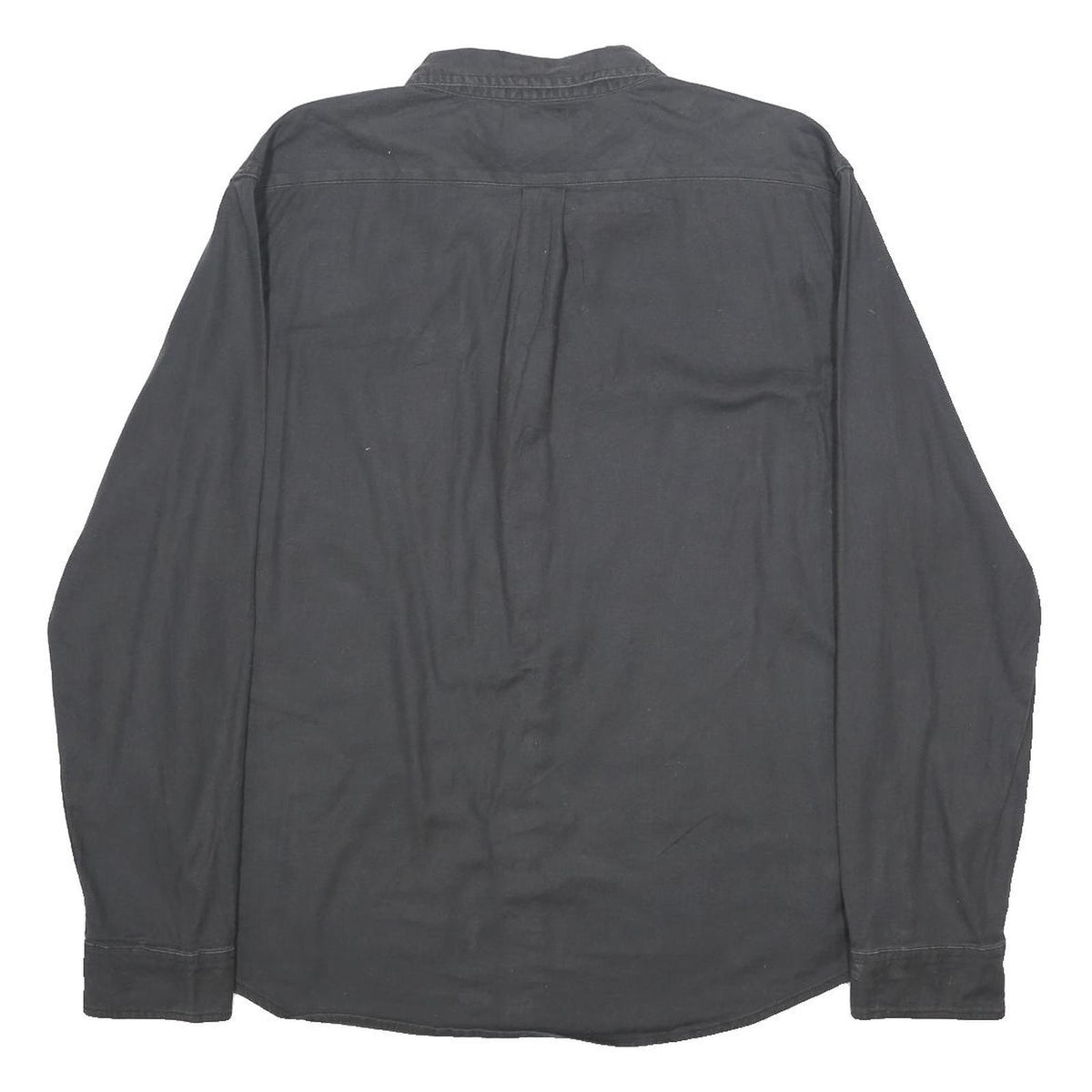 LEVI'S Mens Black Cotton Blend Shirt XL Casual Button Front Long Sleeve