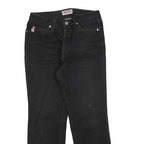 GUESS Womens Regular Black Denim Jeans W28 L28 Classic Zip Cotton Blend