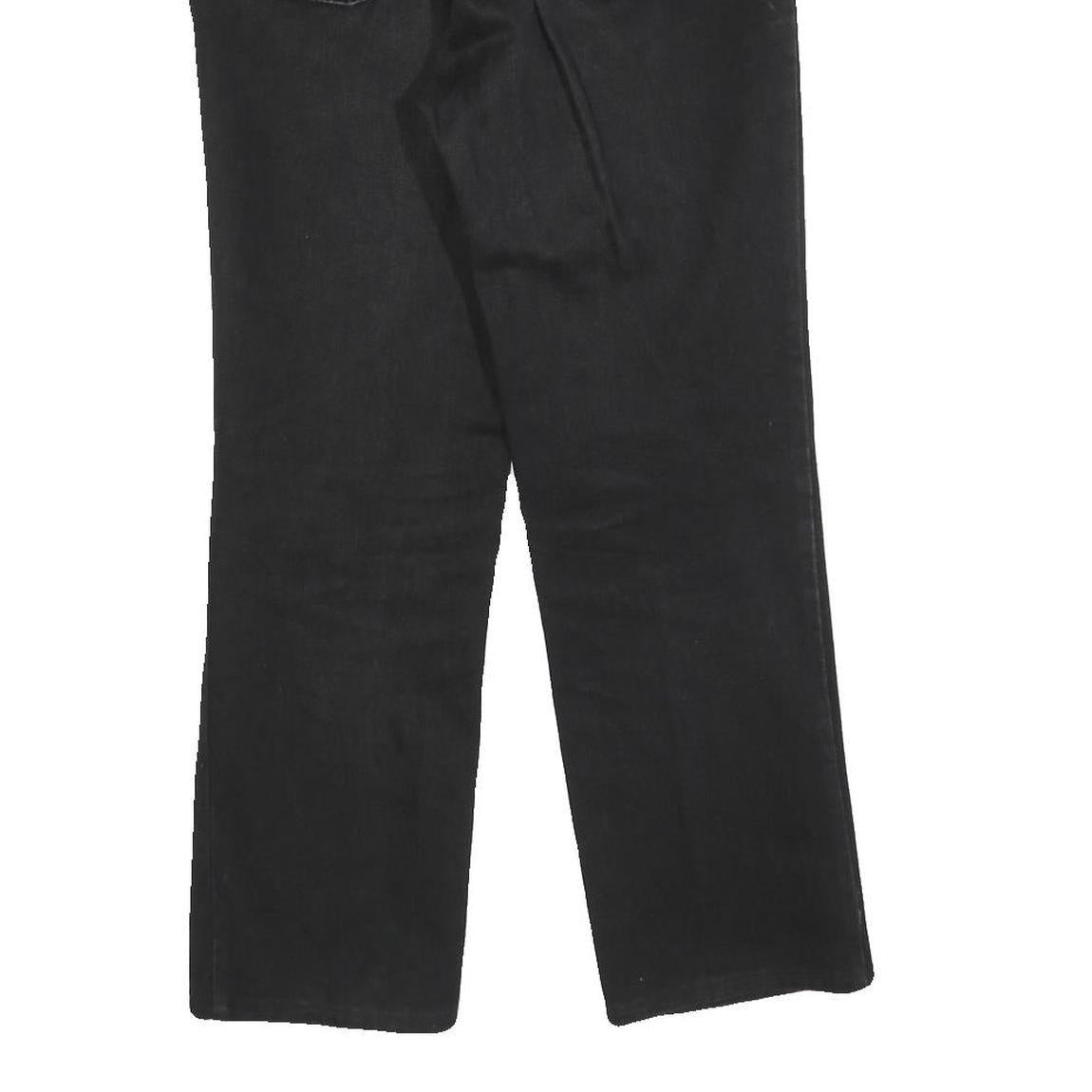 GUESS Womens Regular Black Denim Jeans W28 L28 Classic Zip Cotton Blend