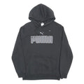 PUMA Mens Black Hoodie S Cotton Blend Pullover Sports Casual Fashionable