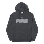 PUMA Mens Black Hoodie S Cotton Blend Pullover Sports Casual Fashionable