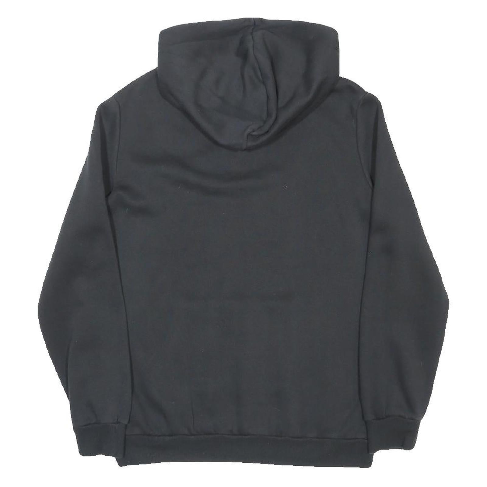 PUMA Mens Black Hoodie S Cotton Blend Pullover Sports Casual Fashionable