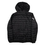 PUMA Womens Puffer Coat Black Nylon Hooded M