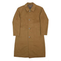 PAUL KEHL Womens Camel Cashmere Button Coat L Woven Classic Elegant Outerwear