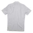 ENGELBERT STRAUSS Mens Grey Cotton Blend Work Shirt S Manuel Bongni Embroidered