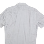 ENGELBERT STRAUSS Mens Grey Cotton Blend Work Shirt S Manuel Bongni Embroidered