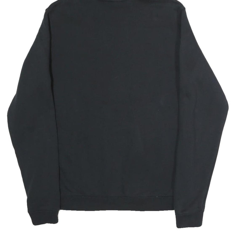 NIKE Mens Black Wolves Basketball Pullover Hoodie L Cotton Sportswear