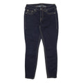 TRUE RELIGION Womens Slim Blue Denim Rinse Jeans W30 L27 Stylish Stitching