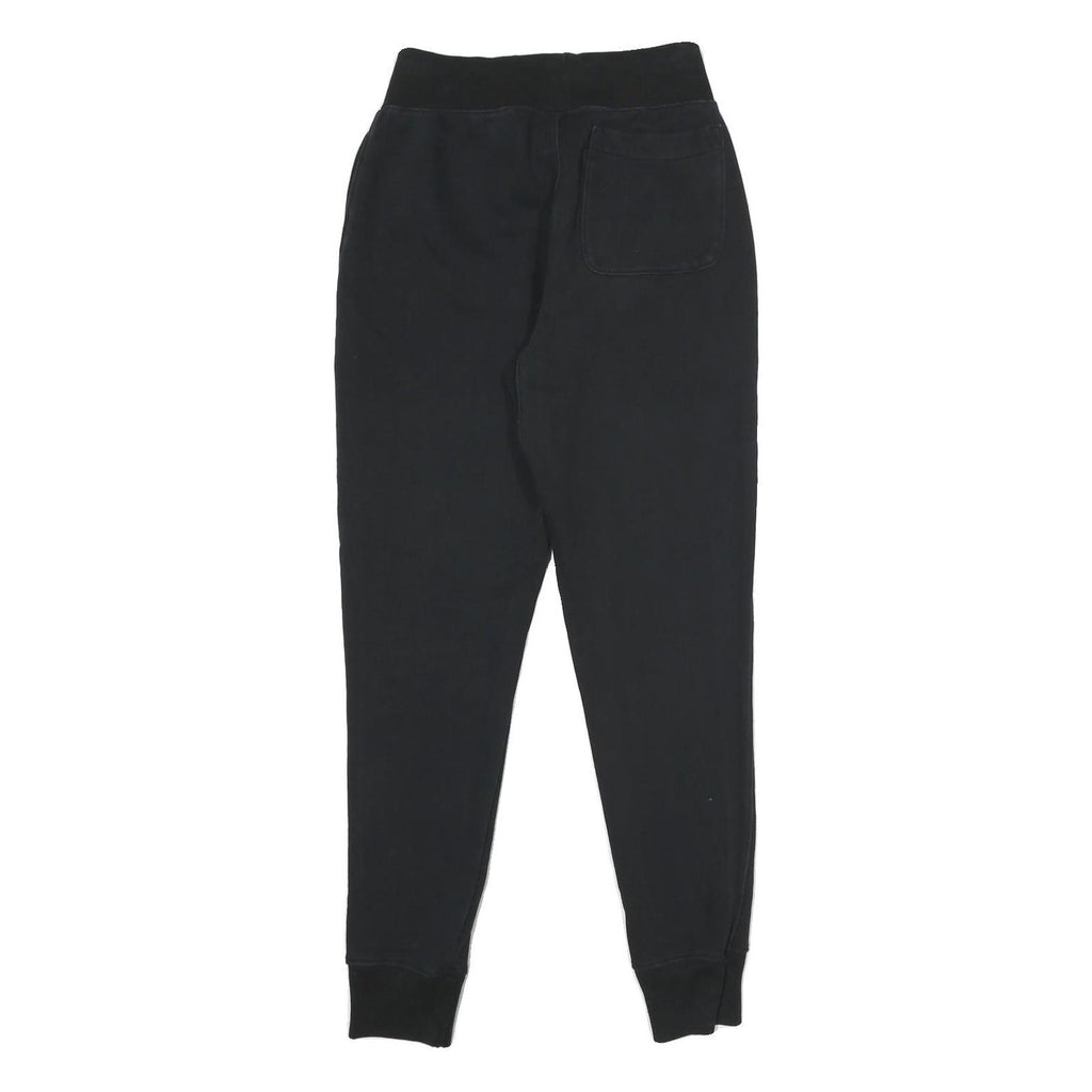 CHAMPION REVERSE WEAVE Mens Joggers Black Slim Tapered S W26 L30 Champion Logo