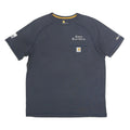 CARHARTT Mens Navy Blue Stroh Electrical Graphic T-Shirt L Short Sleeve Crew