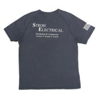 CARHARTT Mens Navy Blue Stroh Electrical Graphic T-Shirt L Short Sleeve Crew