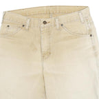 DICKIES Mens Shorts Beige Cargo Cotton Blend L W30 Workwear Utility Pocket
