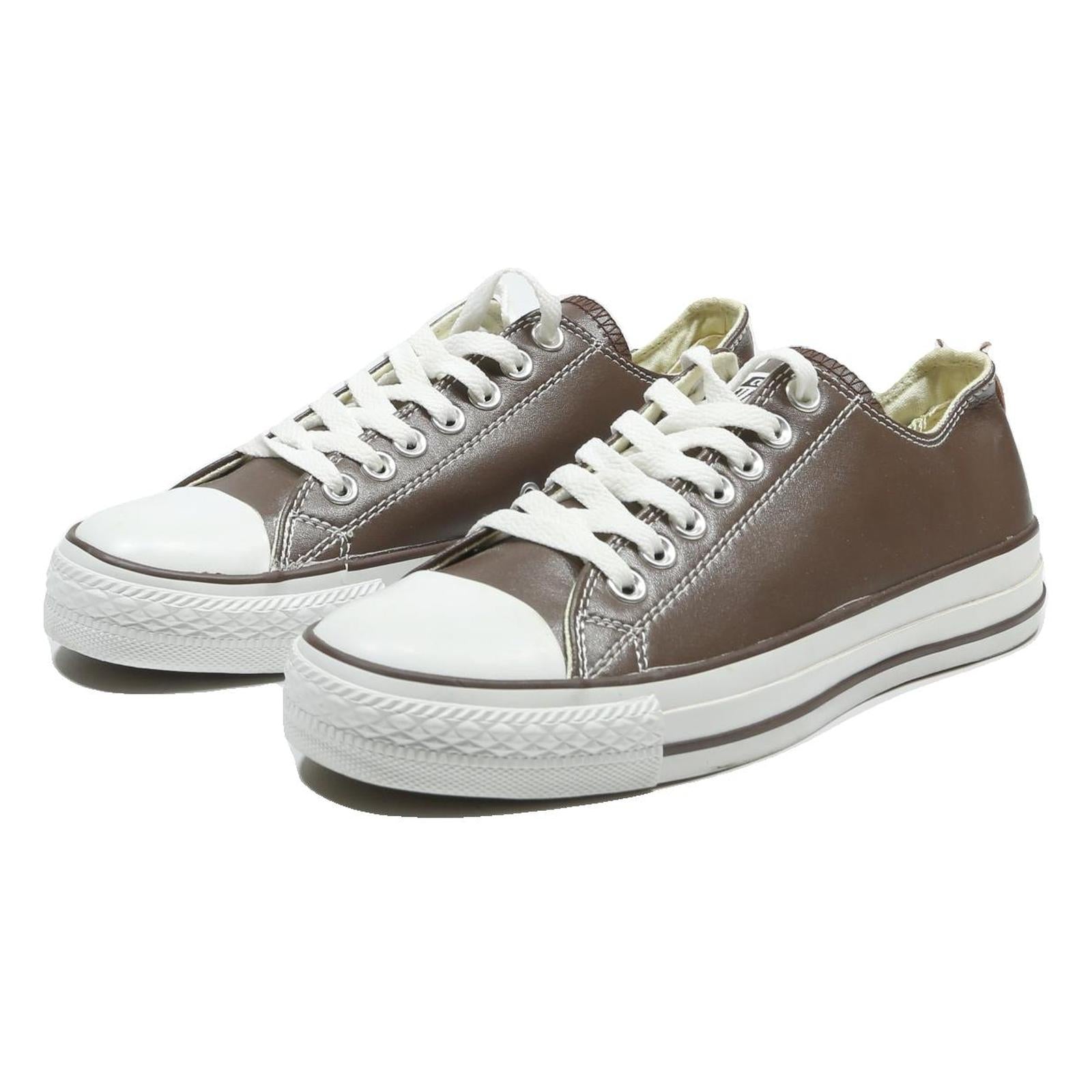 CONVERSE Chuck Taylor Womens Low Top Trainers Brown Leather UK 7.5 Classic