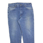 CARHARTT Mens Regular Blue Denim Jeans W38 L32 Classic Zip Cotton Blend