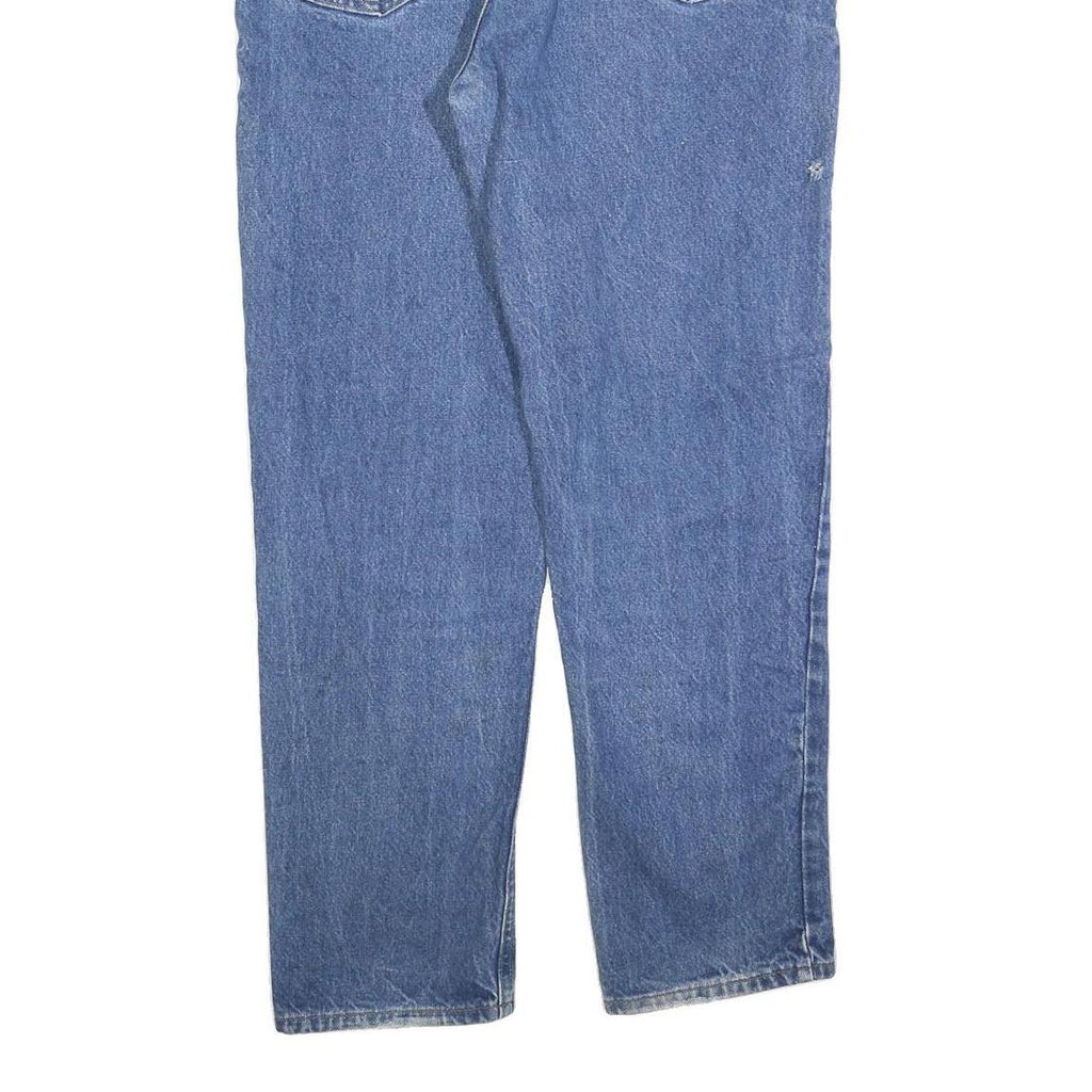 CARHARTT Mens Regular Blue Denim Jeans W38 L32 Classic Zip Cotton Blend