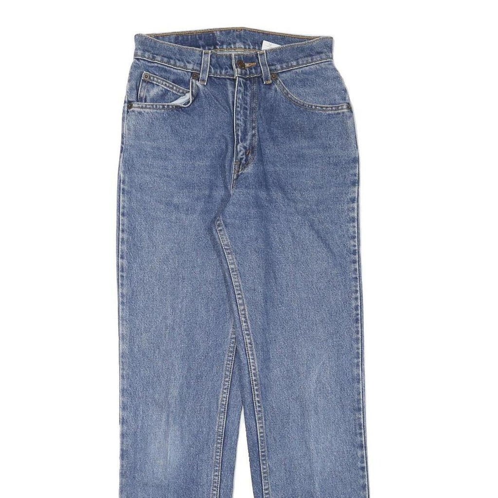 LEVI'S Womens Regular Fit Blue Denim Denim W25 L29 Classic Zip Jeans