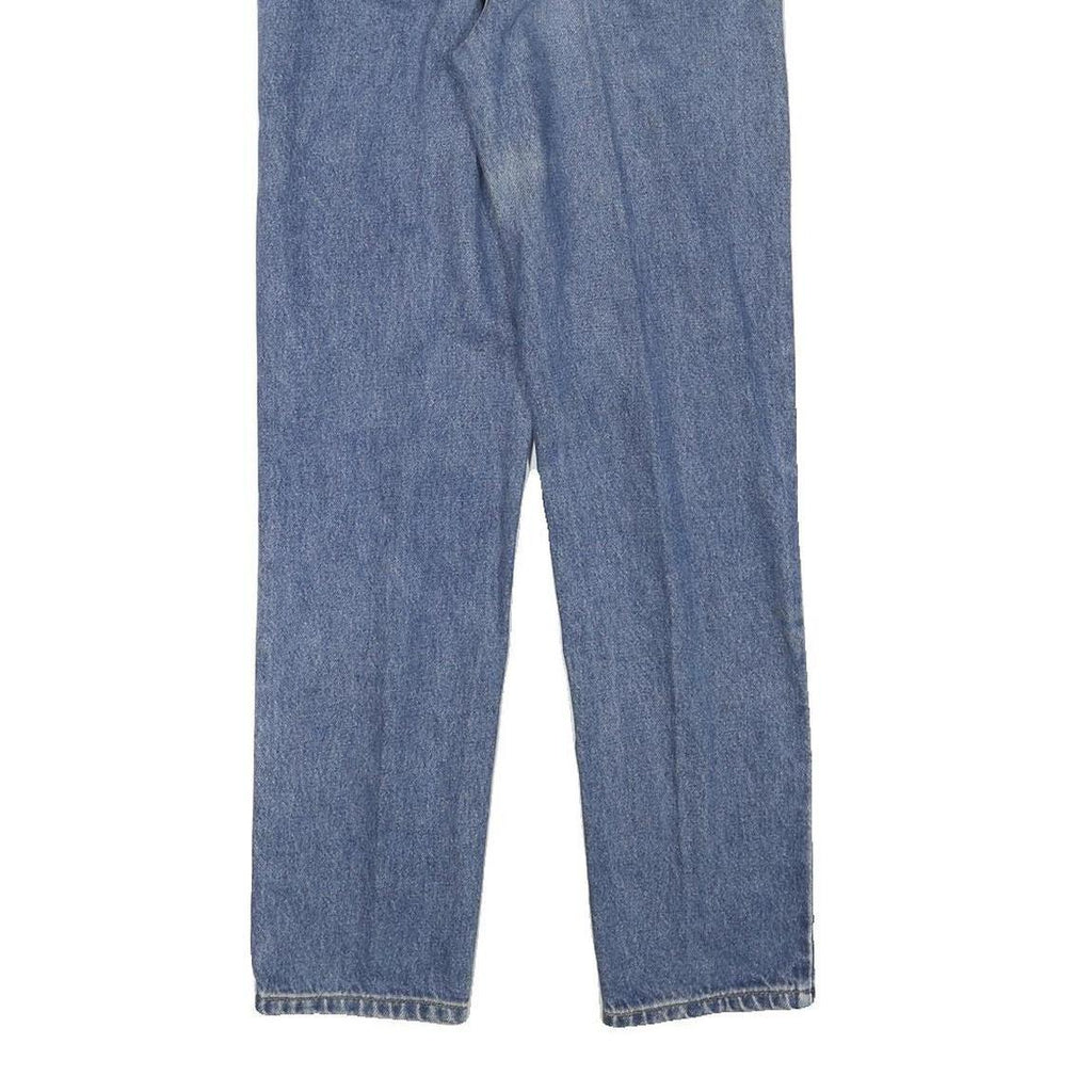 LEVI'S Womens Regular Fit Blue Denim Denim W25 L29 Classic Zip Jeans