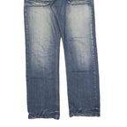 JULES JEANS Mens Blue Relaxed Straight Denim Medium W34 L32 Casual Button Fly