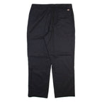 DICKIES Mens Trousers Black Regular Straight W40 L30