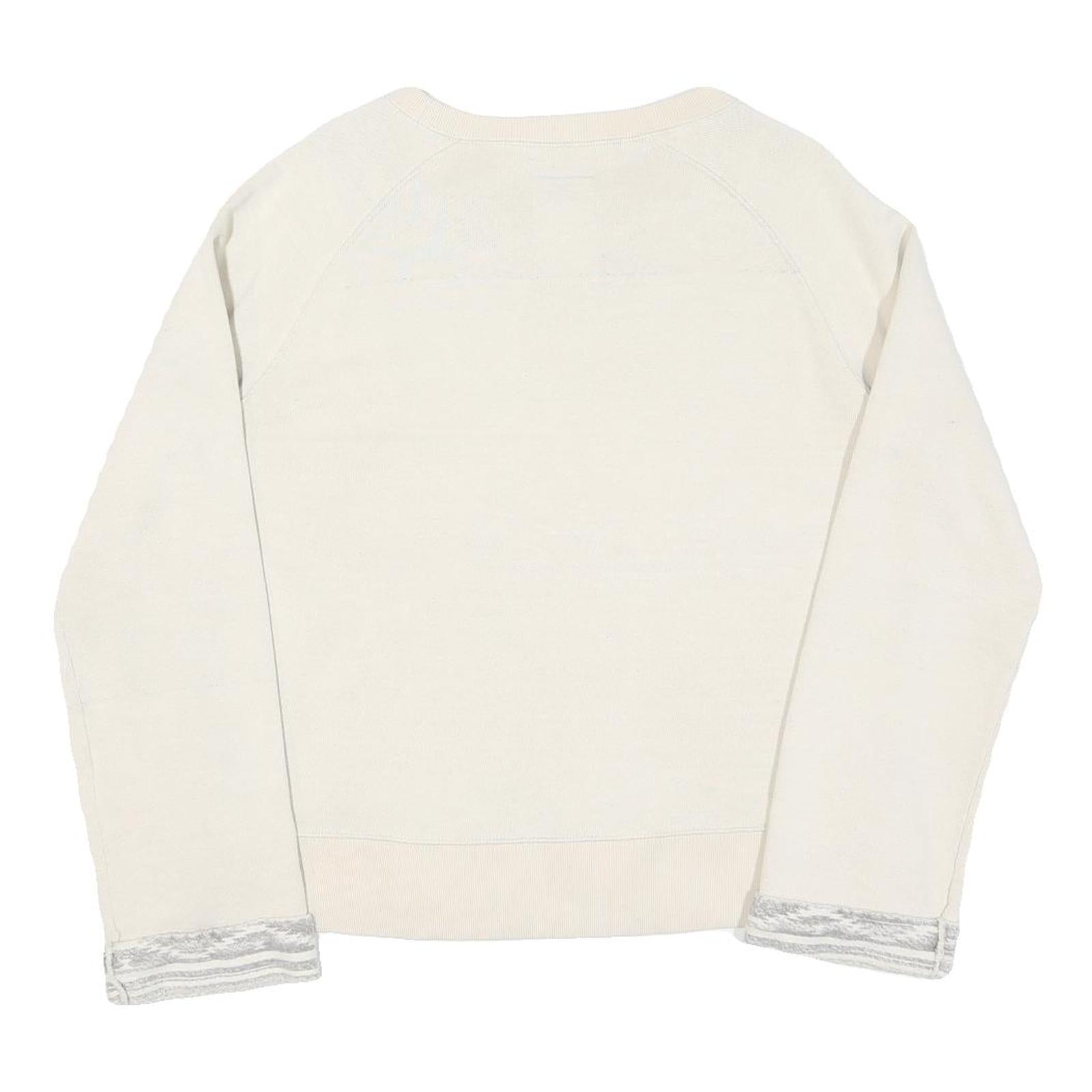 Womens Cream Arizona Trading Post Graphic Crew Neck Sweatshirt XL Casual