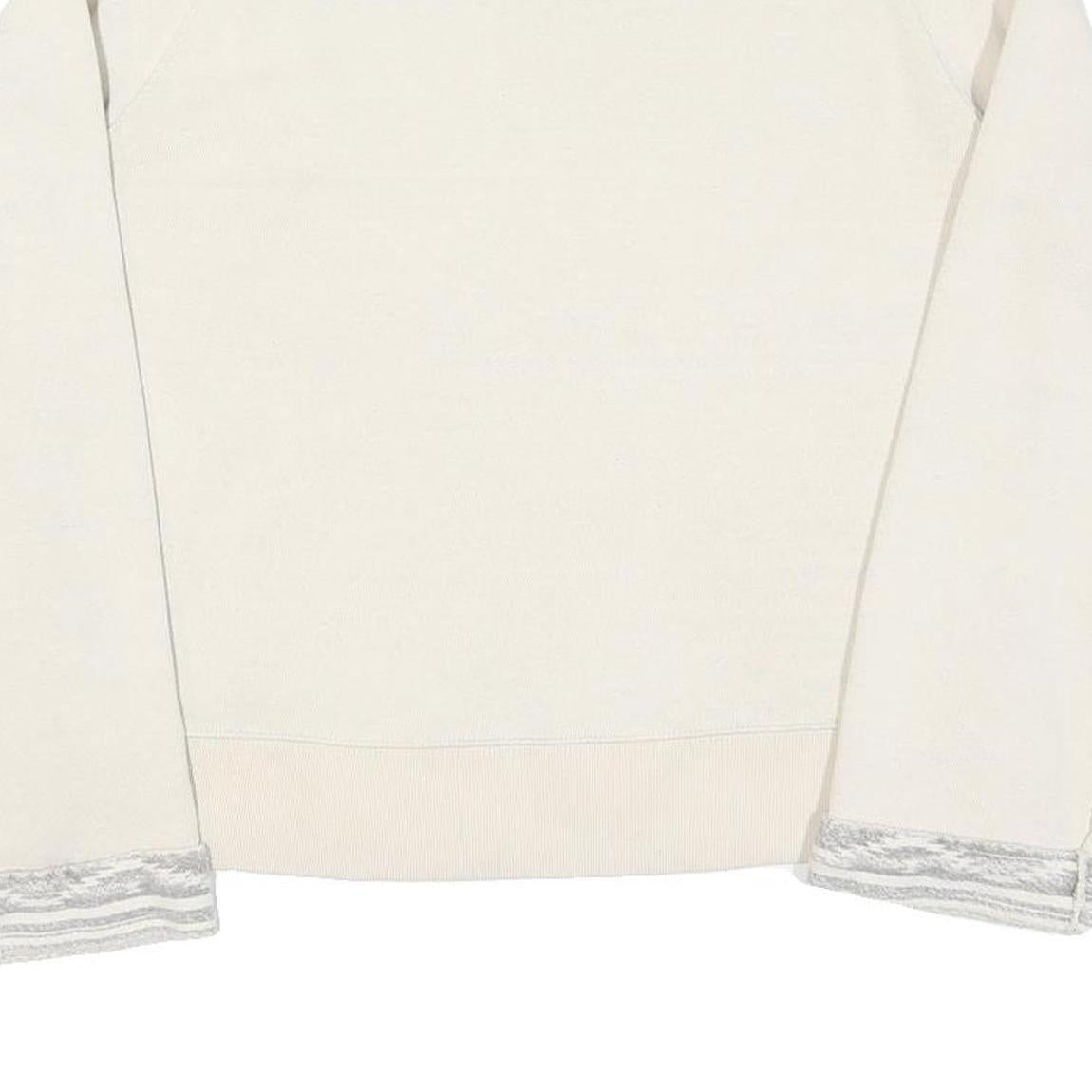 Womens Cream Arizona Trading Post Graphic Crew Neck Sweatshirt XL Casual