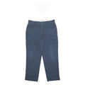DICKIES Mens Cotton Blend Navy Relaxed Straight Trousers W36 L30 Workwear