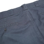 DICKIES Mens Cotton Blend Navy Relaxed Straight Trousers W36 L30 Workwear