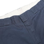 DICKIES Mens Cotton Blend Navy Relaxed Straight Trousers W36 L30 Workwear
