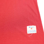 CHAMPION Mens Red Long Sleeve Crew Neck Cotton Blend T-Shirt M
