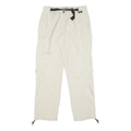 SCHOFFEL Mens Polyester Blend Cream Regular Zip Trousers W30 L30 Outdoor Casual