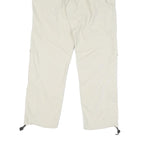 SCHOFFEL Mens Polyester Blend Cream Regular Zip Trousers W30 L30 Outdoor Casual