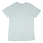 NIKE Womens Blue Dress Cotton Blend Plain Short Sleeve Midi Size M Casual
