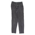 GUESS Womens Jeans Black Slim Tapered Charcoal Wash W26 L27
