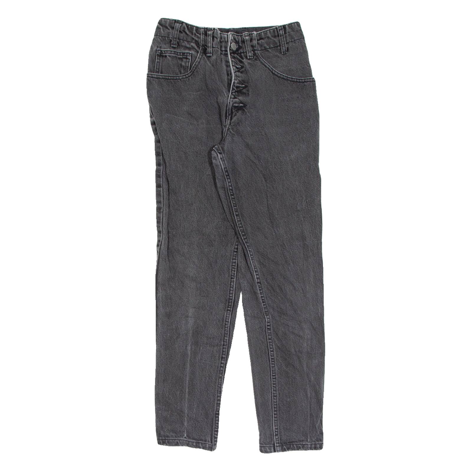 GUESS Womens Jeans Black Slim Tapered Charcoal Wash W26 L27