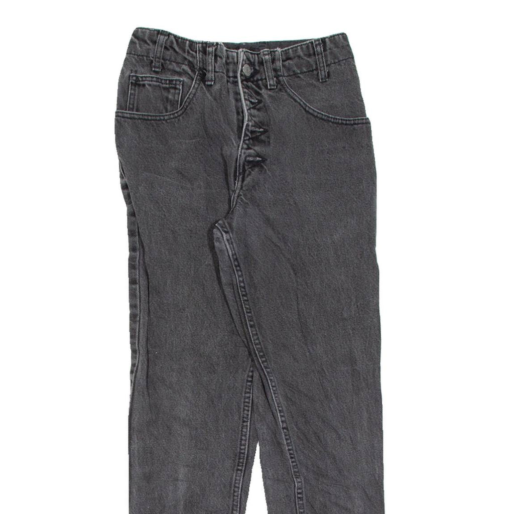 GUESS Womens Jeans Black Slim Tapered Charcoal Wash W26 L27