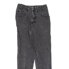 GUESS Womens Jeans Black Slim Tapered Charcoal Wash W26 L27