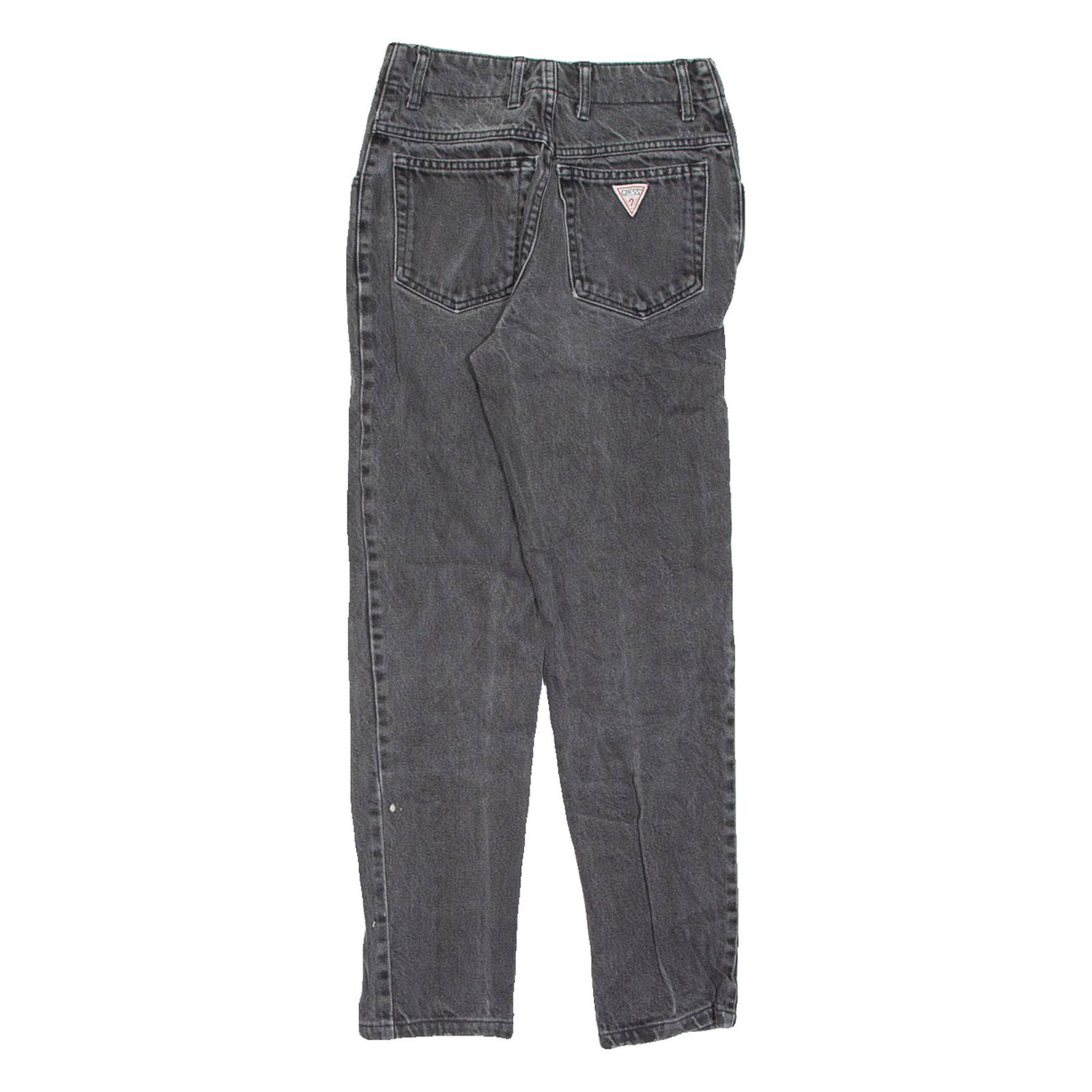 GUESS Womens Jeans Black Slim Tapered Charcoal Wash W26 L27