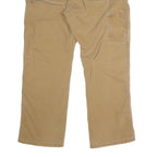 DICKIES Mens Jeans Beige Regular Straight Cotton Button W36 L29 Workwear