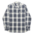 CARHARTT Mens Blue & White Check Shirt XL Long Sleeve Cotton Casual