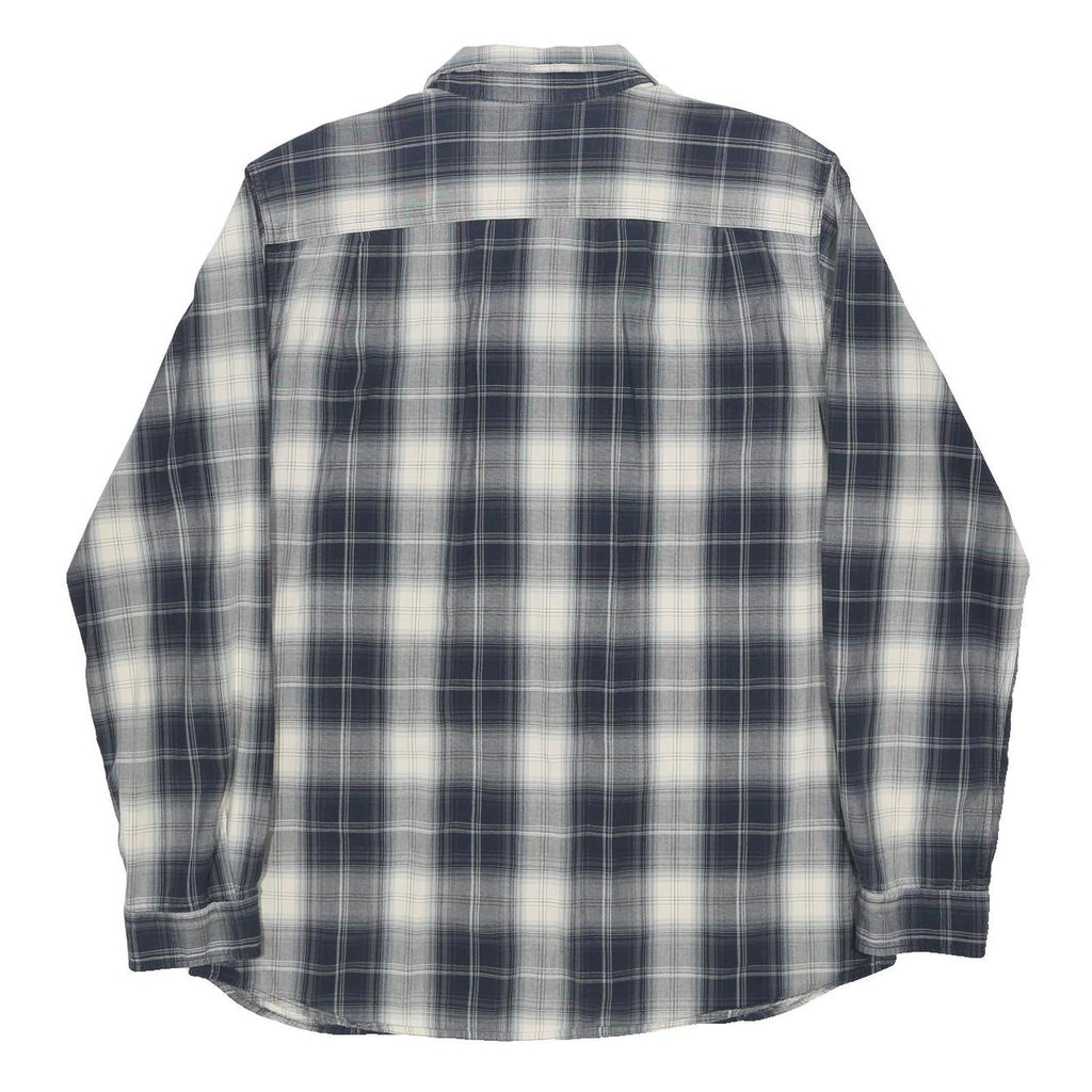 CARHARTT Mens Blue & White Check Shirt XL Long Sleeve Cotton Casual