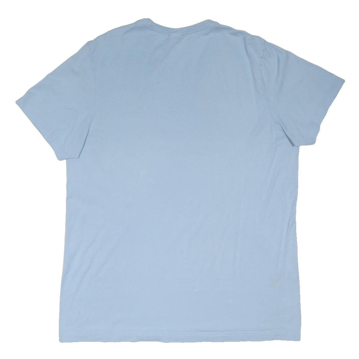 ADIDAS Mens Light Blue Graphic T-Shirt L Short Sleeve Crew Neck Cotton Blend