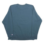 CHAMPION Mens Blue Crew Neck M Classic Cotton Blend Sweatshirt Pullover